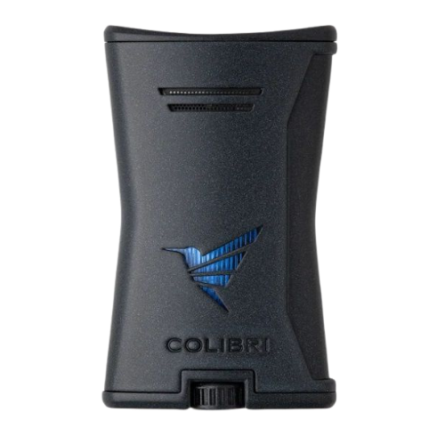 vooraanzicht Colibri Slim Black – Single Jetflame Aansteker