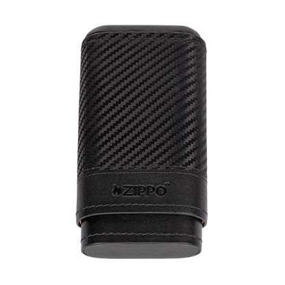 Zippo Sigarenkoker Carbon Range – Leren Sigarenkoker voor 3 Sigaren