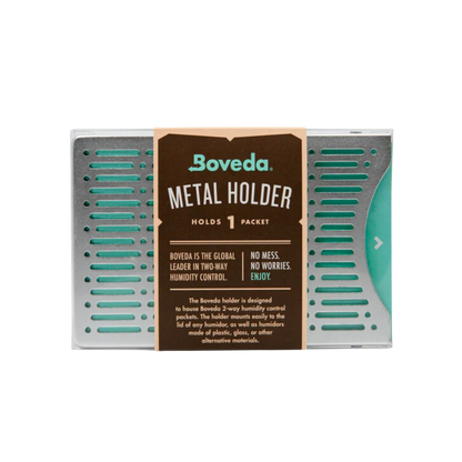 metalen houder voor 1 boveda bevochtigings zakje voor in humidor