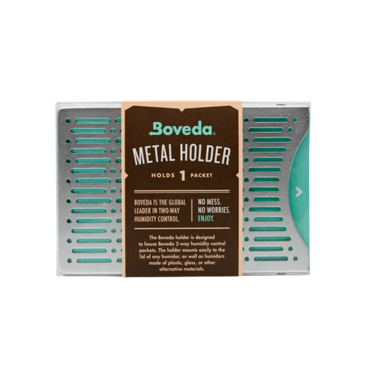 metalen houder voor 1 boveda bevochtigings zakje voor in humidor