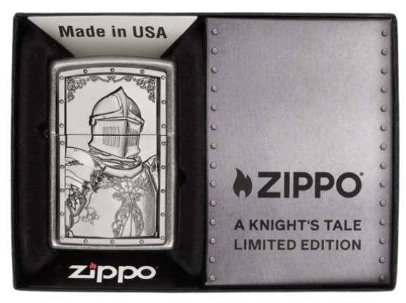 limited zippo knights tale