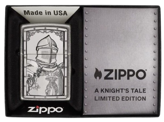 limited zippo knights tale