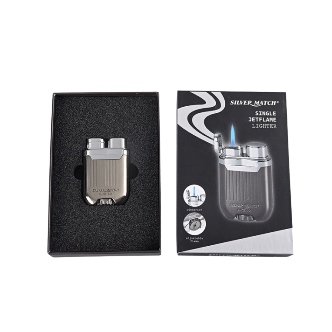 Silvermatch Bucarest Sigarenaansteker met Single Jetflame