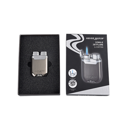 Silvermatch Bucarest Sigarenaansteker met Single Jetflame