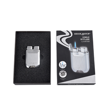 Silvermatch Bucarest Sigarenaansteker met Single Jetflame