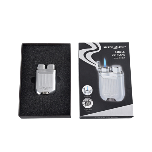 Silvermatch Bucarest Sigarenaansteker met Single Jetflame